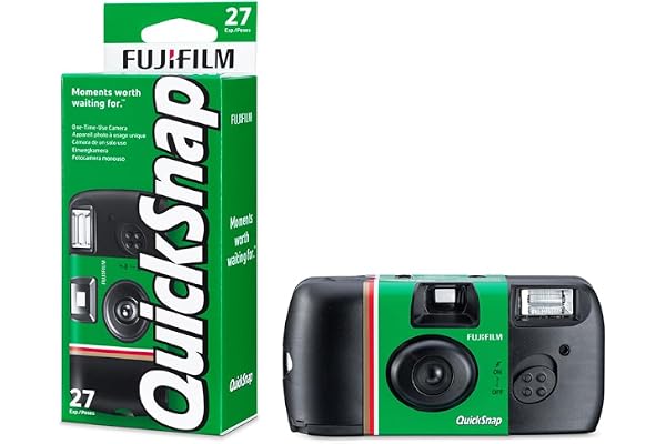 Fujifilm QuickSnap Flash 400 One-Time-Use Camera - 27 Exposures