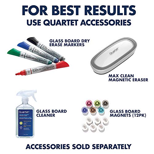 Quartet Glass Whiteboard, Dry Erase White Board, 3' x 2