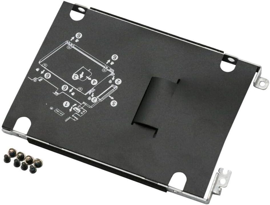 ZAHARA HDD Hard Drive Bracket Caddy Frame Screws for HP ProBook 430 440 450 455
