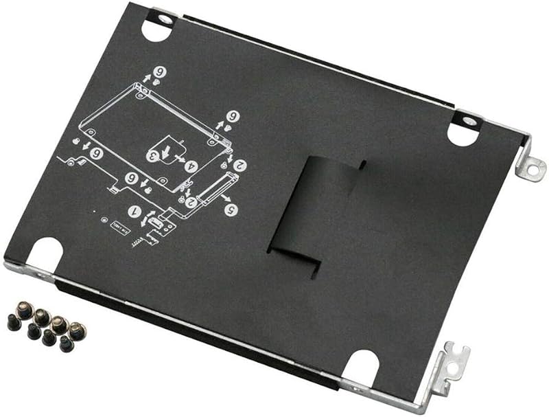 ZAHARA HDD Hard Drive Bracket Caddy Frame Screws for HP ProBook 430 440 450 455