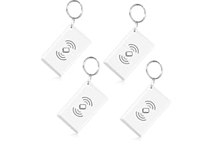 Yamiry Key Fobs for Smart Lock, 4Pcs RFID Cards (White)