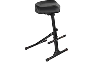 STRICH Guitar Stool, Height Adjustable Guitar Seat, Adjustable Footrest Chair for Kids Adults Guitarist, Portable and Foldabl