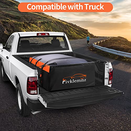 FIVKLEMNZ Car Roof Bag Cargo Brackets Carrier, 20 Cubic Feet Waterproof