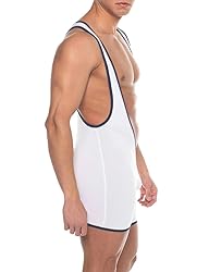 DLSMDOUS Men's Wrestling Singlets Sleeveless