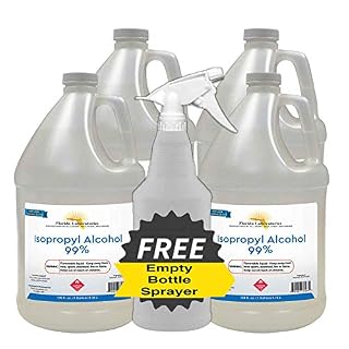 Isopropyl Alcohol Grade 99% Anhydrous – 4 Gallon – Empty Bottle Sprayer Included