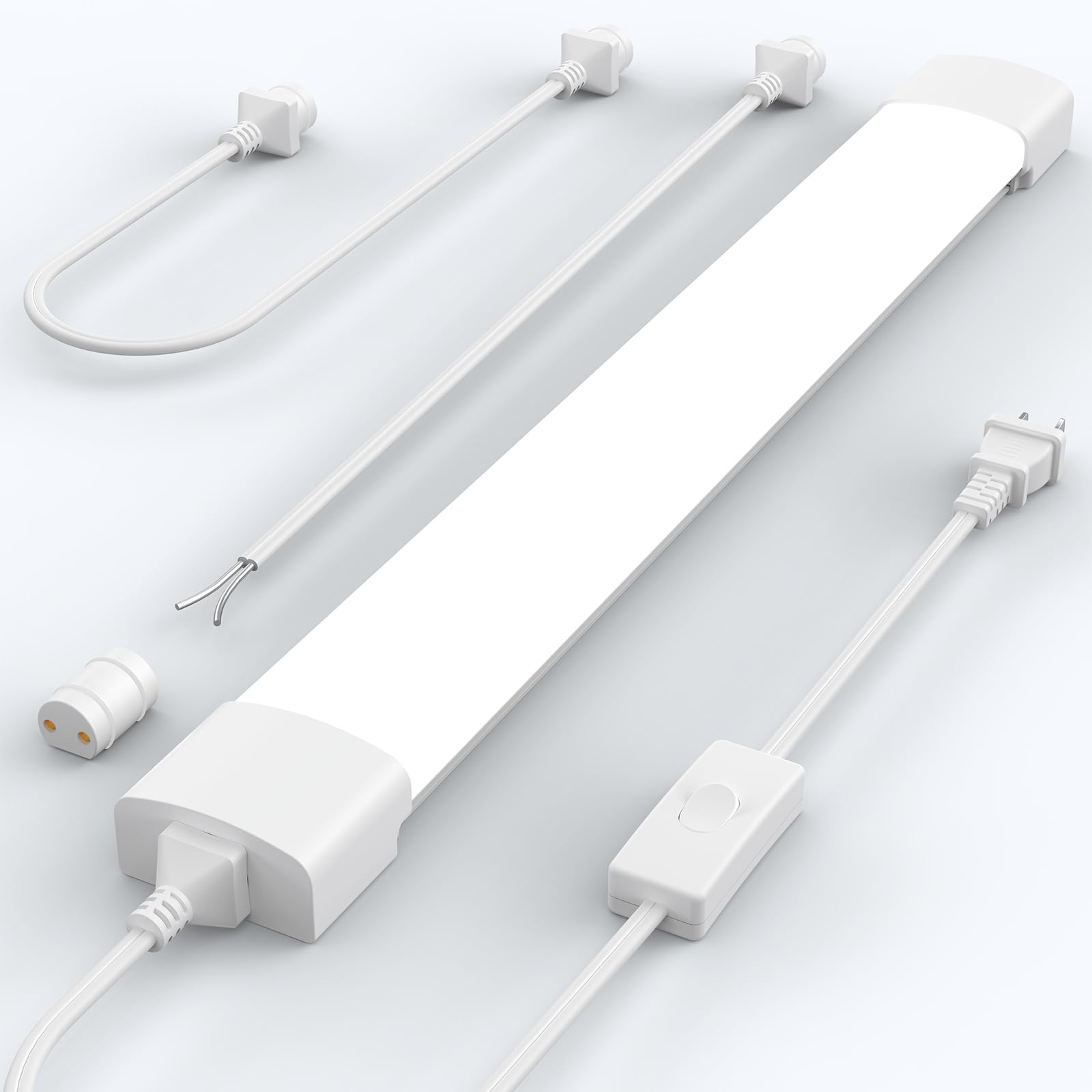 Modlicht LED Shop Light Fixture, 2FT Linkable 18W
