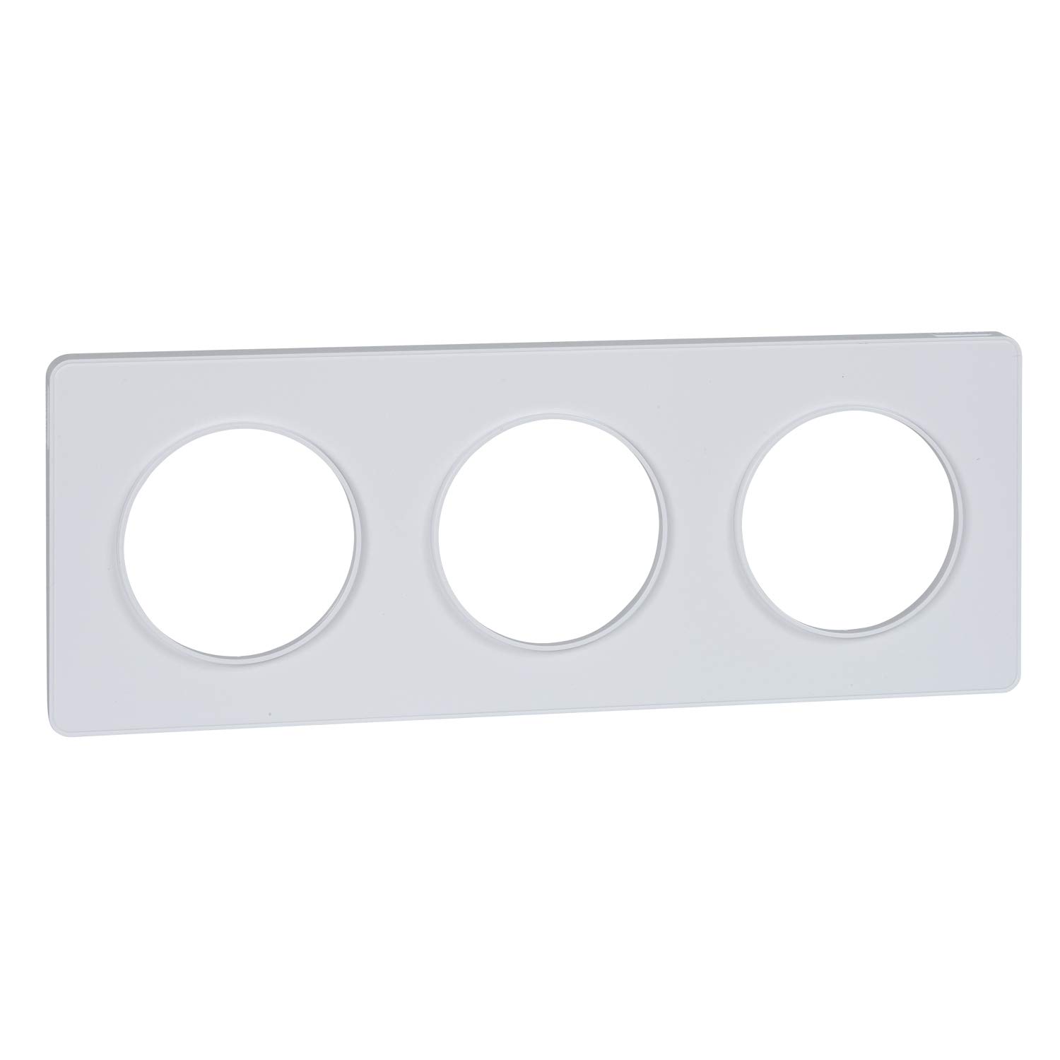 Schneider Electric s520806 Frame Touch 3 Elements, White