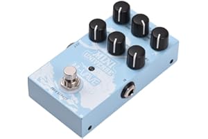 M-VAVE Guitar Effect Pedal Digital Reverb Pedal Digital Mong Reverbeion Effector with 9-Mode Reverb Selection for Guitar Bass