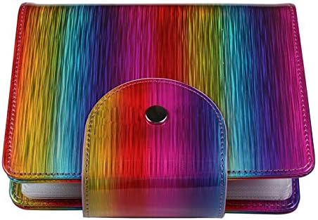 FingerAngel 20 Slots Image Stamper Plate Collection Rainbow Laser Color Nail Art Stamp Plate Stamping Plates Cases Stamp Nail Template Organzier for Large Size 9.5X14.5CM Nail Art Plate (Rainbow) - Image 5