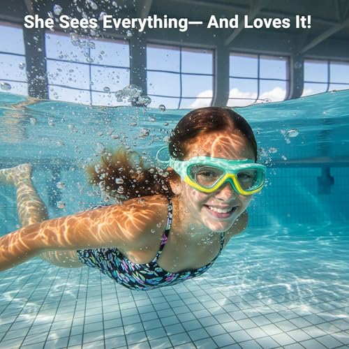 Seaflar General Purpose Anti-Fog Swimming Goggles | UV Protection, Waterproof, Silicone Gasket | Swimming Goggles for Kids Ages 6-14