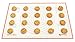 Marcorex Pastry Mat Extra Large with Measurements and Conversion Charts, Non-Stick Non-Slip, Extra-Large Silicone Fondant Mat, Cookie Rolling Dough Mat (Orange)