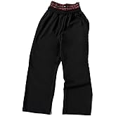 Double Waisted Sweatpants Men Y2K Plaid Double Waist Sweats Elastic Waisted Drawstring Baggy Loungewear Sweatpants