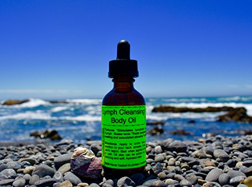 Lymph Cleansing Body OIl-Raw, Organic, Vegan/ Detoxes/ Relieves Lymphatic congestion/ Lymph system tonic/ Purifies blood