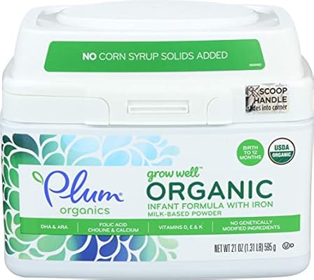 plum organics organic infant formula with iron