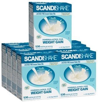 Scandishake Instant Shake Mix, Vanilla 3 oz, 4 ea by Scandishake