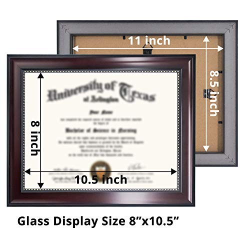 GraduationMall 8.5x11 Certificate Diploma Frame, UV Protection Acrylic