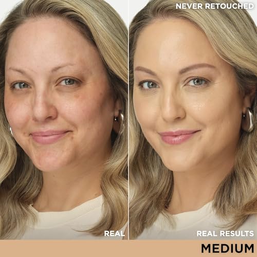 IT Cosmetics CC+ Cream - Natural Full Coverage Foundation With SPF 50+, Color Corrector & Anti-Aging Hydrating Serum, Hyaluronic Acid + Peptides, Lightweight Up To 24H Wear, All Skin Types- 1.08 fl oz