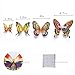 DaGou Mixed of 12PCS 3D Pink Butterfly Wall Stickers Decor Art Decorations¡­ (Golden)