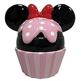 Westland Giftware Minnie Cupcake Ceramic Cookie Jar, Multicolor