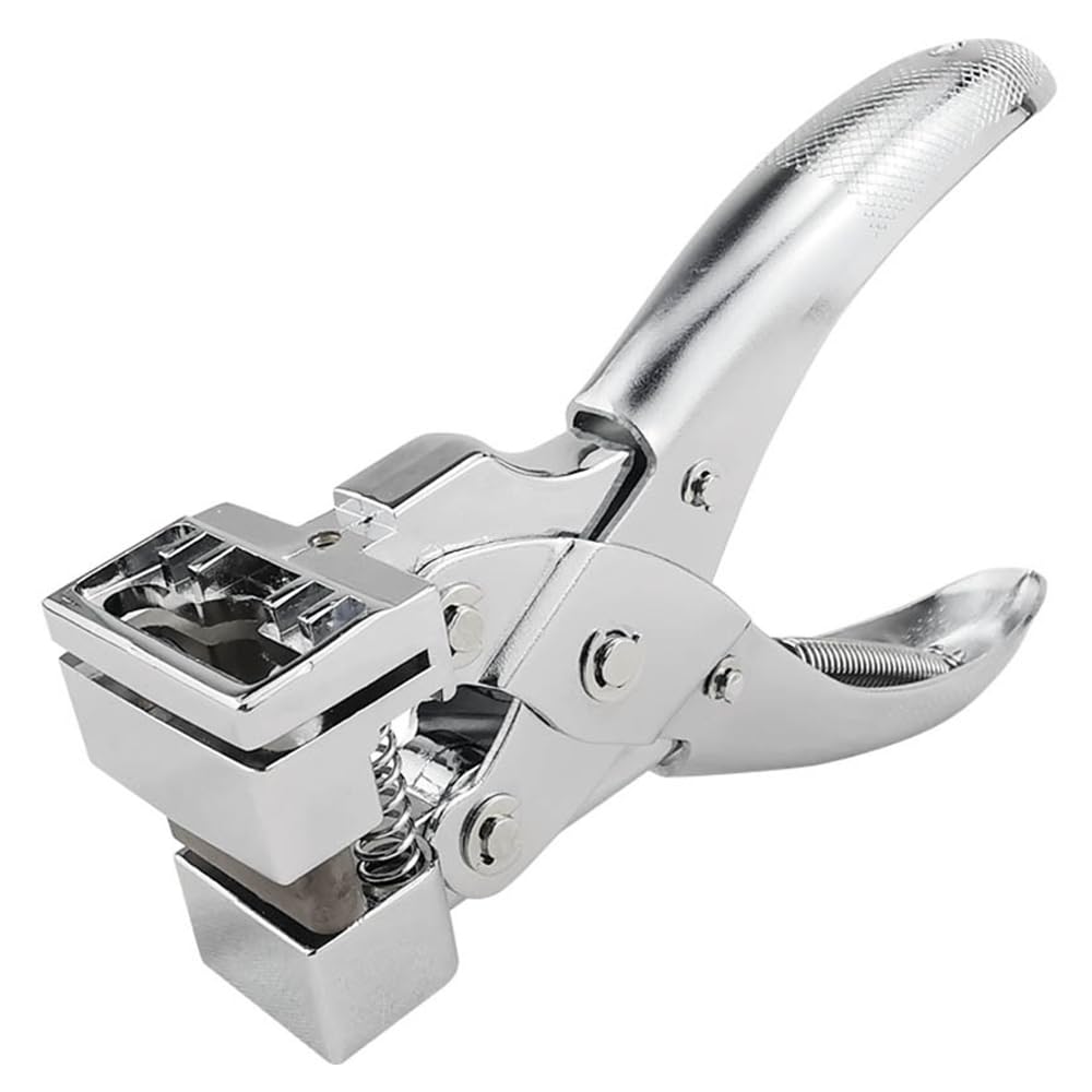 T Slot Shape Hole Punch, Handheld Hanging Holes Pilers Airplane/Butterfly Hole Cutter for Leatherette Paper, Plastic Bag, PVC Card