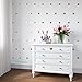 Gold Wall Decal Dots (218 Decals including free 8 Hearts),Removable Gold Wall Decor -Window Decals 2
