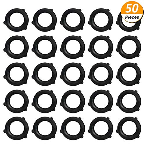 Eshylala 50 Pack Garden Hose Rubber Washer Garden Hose Sprinkler Accessories 3/4" TPR Waterstop Washer