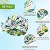 2 Pieces Shower Caps Waterproof Bowknot Bathing Caps Reusable Shower Hats Multi-functional Shower Hair Caps for Women…