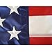 ANLEY [Heavy Duty] American US Flag 5x8 Foot Nylon - Embroidered Stars and Sewn Stripes - 4 Rows of Lock Stitching - USA Banner Flags with Brass Grommets 5 X 8 Ft