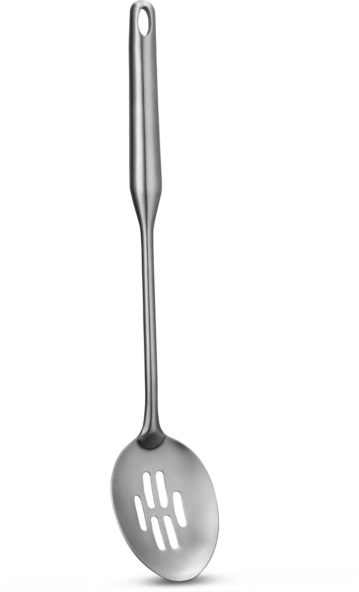 Stainless Steel Slotted Spoon Cooking Utensil - Will Last Your Kitchen a Lifetime, Guaranteed - Meticulous Craftsmanship, Sleek Modern Design, Exceptional Quality.