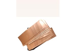 GENERIC Metal Made Easy 16oz Pure Copper Sheet Metal 1LB Scrap Strips for Crafting, Jewelry Making, Electrical, Roofing, DIY Projects, Repair, Hammering, Stamping, Etching, Grounding – 24 Gauge