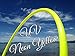36ʺ 3/4 Colored PolyPro Neon Yellow Hula Hoop - UV Reactive