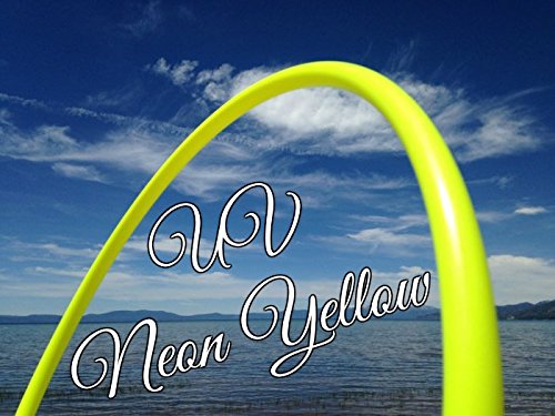 36ʺ 3/4 Colored PolyPro Neon Yellow Hula Hoop - UV Reactive