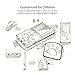 Aniee MP3 Player/MP4 Player, Kids MP3 Player with FM Radio/Video/Photo Viewer & Voice Recorder, Music Player with Cartoon Bear Paw Button Support Up to 64GB, Pink
