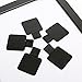 yueton 5pcs Self-Adhesive Leather Pen Holder with Elastic Loop for Notebooks, Journals, Planners and Calendars