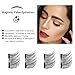 Magnetic Eyelashes 6D False Eyelashes Natural Beauty No Glue Reusable Fake EyeLashes Extension Handmade (half eye 4 pcs)