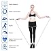 TOMSHOO Adjustable Speed Jump Rope, Lightweight Skipping Cable Wire, Home, Gym, Fitness, Boxing, Training, Workout, Exercise