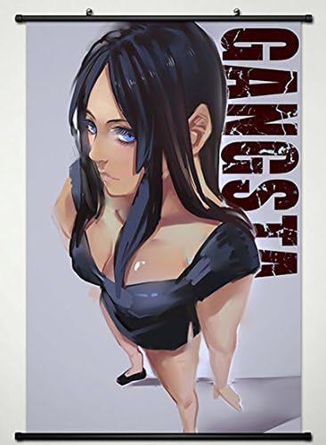 Wall Scroll Poster Fabric Painting For Anime Gangsta Alex Benedetto 013 S