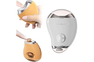 HOAIME 2 in 1 Electric Polishing Automatic Nail Clippers, 2024 New Electric Toe Nail Clippers for Adults Seniors, Automatic Finger Nail Clippers Nail Trimmer with 3 Adjustable Speeds (White)
