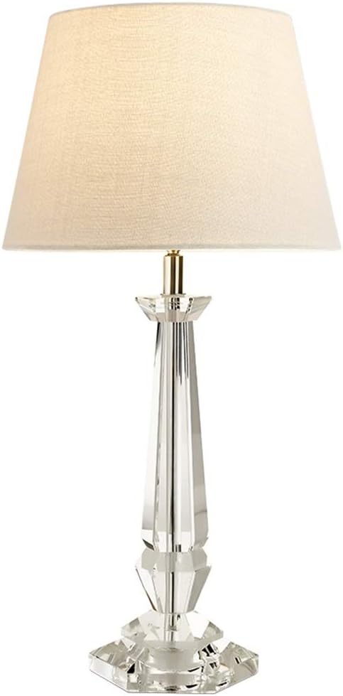 Nightstand Lamp Desk Lamps Table Lamps Nordic Glass Crystal Table Lamp Bedroom Decoration Bedside Lamp Living Room Lighting Zhaoyongli Color Creamy White Amazon Co Uk Lighting