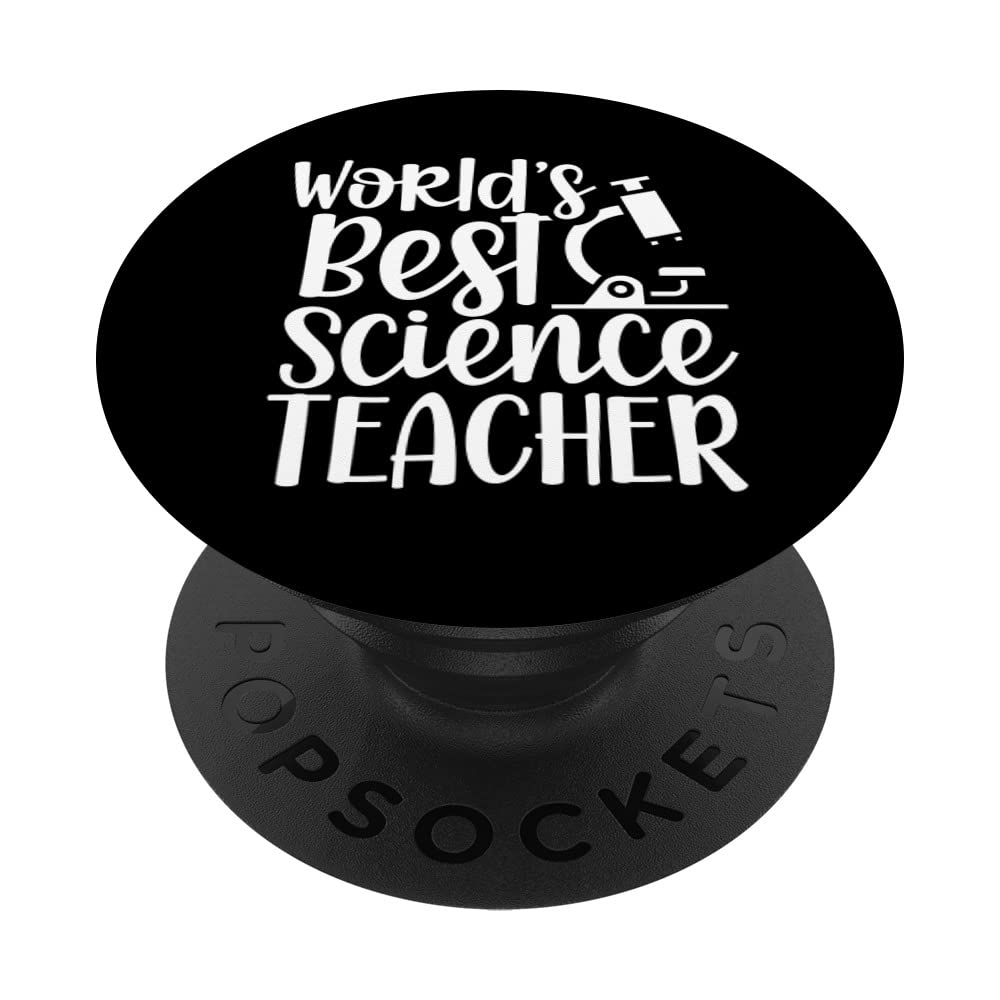 World's Best Science Teacher School Classes Teaching PopSockets Swappable PopGrip