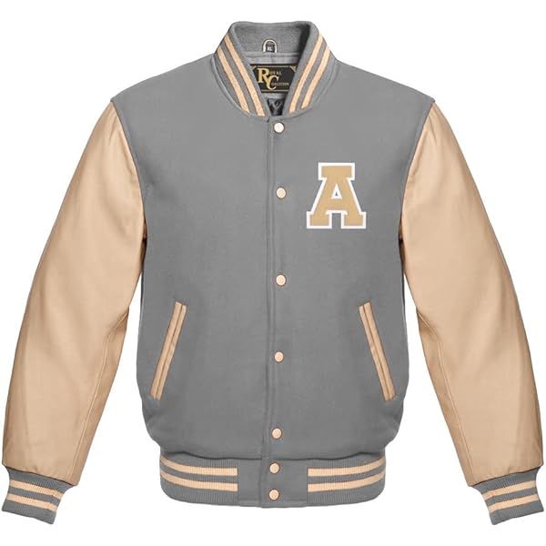 ずっと真夜中でいいのに。VARSITY JACKET(Light Gray) バーシティ