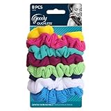 Goody Ouchless Scrunchie Jersey, Variety, 8 Count (Colors May Vary)