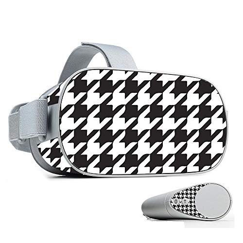 MightySkins Skin Compatible with Oculus Go Mobile VR - Houndstooth | Protective…