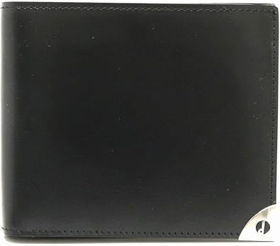 Amazon ダンヒル Dunhill ロンドンスタイル レザー 2つ折り財布 札入れ ブラック 黒 中古 Dunhill ダンヒル 財布