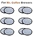 ﻿﻿K&J Mr. Coffee Charcoal Water Filter Discs - Replacement 12-Pack Fits Most Mister Coffee Machine Brewers