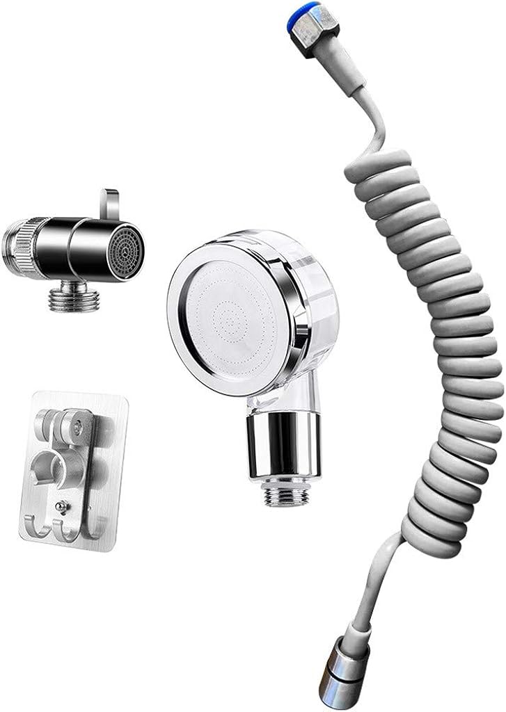 Jonerytime_ Hand Shower Quick Connect Sink Hose Spray Set for Hair Washing Pet Bath