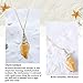 Barogirl Sea Shell Necklace Pendant Long Chain Ocean Necklace Jewelry for Women and Girls