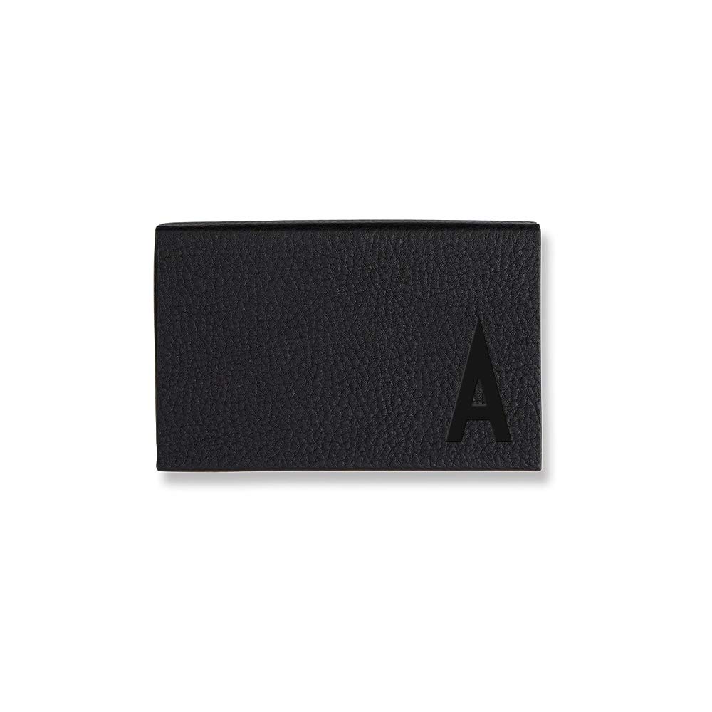 Design Letters Geuine Leather RFID Blocking Personalised Credit Card, Business Card Holder - X