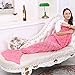 SUGOIDAN Mermaid Tail Blanket Scales Knitted All Seasons Sleeping Bag Luxury Sofa Bed Snuggle Cozy for Teens Adults 75