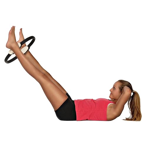 AeroPilates Magic Circle Pilates Ring for Mat Reformer Workouts